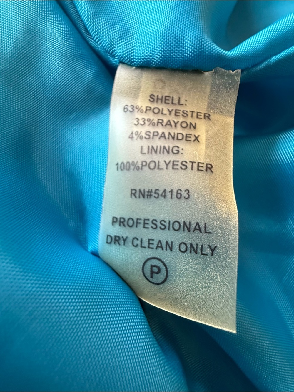 Calvin Klein Turquoise Blue Fit & Flare Dress Sleeveless Size 16W - Picture 7 of 9